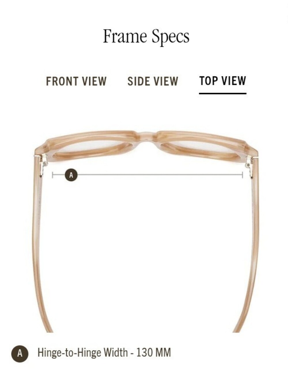 Caddis Velma Reading Glasses in Polished Bone 2.00 - Picture 7 of 8